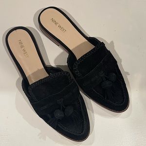 Nine West leather mule